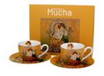 Duo Gift Porcelán csésze szett 110ml Mucha: Topáz