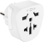 FIXED EU Adapter 2 pro zapojení UK US AUS nabíječek do EU zásuvek bílý (FIXCT-EU2-WH)