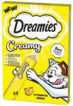 Dreamies Creamy cu branza 4x10 g gustare cremoasa pisici