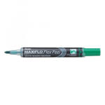 Pentel Táblamarker 1-5mm, hajlékony hegyű Maxiflo Flex Feel zöld (MWL5SBF-DX) (MWL5SBF-DX) - aqua