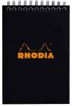 Rhodia Caiet Rhodia 80 file A6 Negru (CAI310)