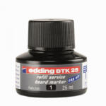 edding Tinta utántöltő táblamarkerhez 25ml, BTK25 fekete (7270077000)