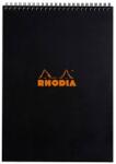 Rhodia Caiet Rhodia 80 file A4 Negru (CAI313Dictando)