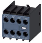 Siemens 3RH2911-1FA22 segédérintkező, homlokra, 2NO+2NC, S00-S3-hoz, csavaros (3RH29111FA22)