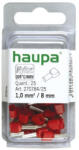 Haupa érvéghüvely iker 2* 1, 0/ 8 piros SmallPack (25db/bliszter) 2707 (270784/25)