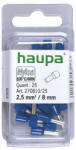 Haupa érvéghüvely szigetelt 2, 5/ 8 kék 270810/25 SmallPack (25db/blis (270810/25)