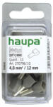 Haupa érvéghüvely iker 2* 4, 0/12 szürke 270796/10 SmallPack (10db/bli (270796/10)