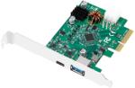 LogiLink PCI Express Card USB 3.2 Gen2x1 1x USB-C PD 3.0 & 1x USB 3.0 (PC0089)
