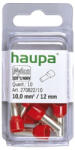 Haupa érvéghüvely szigetelt 10/12 piros 270822/10 SmallPack (10db/bli (270822/10)