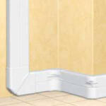 Legrand univerzális DLP kábelcsatorna, 150 x 50 mm, 2 x 65 mm-es hajlékony fedéllel, válaszfallal, 2 m, fehér - 10427 (010427)