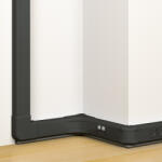 Legrand DLP-S kábelcsatorna 80×50 mm, hajlékony fedéllel, bepattintható 45-ös szerelvényhez, fekete - 75750 (075750)