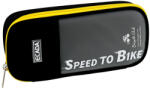 ECADA Penar etui tip borseta Ecada 786614, 1 fermoar, Negru cu galben (786614) Penar