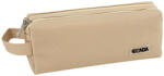 ECADA Penar etui tip borseta Ecada 786027, 2 fermoare, Crem (786027) Penar