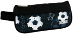 ECADA Penar etui tip borseta Ecada 786608, motiv Fotbal Black, Negru cu alb (786608) Penar