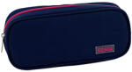 ECADA Penar etui tip borseta Ecada 786024M, 1 fermoar, Albastru inchis si roz (786024M) Penar