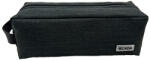 ECADA Penar etui tip borseta Ecada 78663N, 2 fermoare, Negru (78663N) Penar