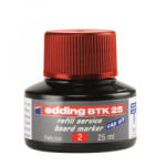 edding Tinta utántöltő táblamarkerhez 25ml, BTK25 piros (7270077001)