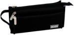 ECADA Penar etui tip borseta Ecada 786615, 3 fermoare, Negru (786615) Penar