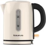 Taurus Ceainic electric Taurus Vintage Compact Cream | 2400 W | 1 L | Baza 360deg | Oprire automata | LED | maner ergonomic | Viziera de apa | Otel inoxidabil | Cutit de cupa | Crema (KE2401X) Fierbator