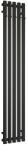 Oltens Stang calorifer de baie decorativ 150x26 cm negru mat 55021300 (55021300)