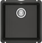 Franke KubusX chiuveta din ceramica 40.5x40 cm negru 126.0738. 289 (1260738289) Chiuveta