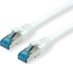 Valueline 21.99. 1977 RJ45 Hálózati kábel, patchkábel CAT 6A S/FTP 10.00 m Fehér Kettős árnyékolás, Halogénmentes, Lángálló 1 db (21.99. 1977) (21.99.1977)