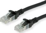 Roline 21.15. 2752 RJ45 Hálózati kábel, patchkábel CAT 6A U/UTP 2.00 m Fekete Árnyékolatlan, Halogénmentes, Lángálló 1 db ( )