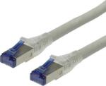 Roline 21.15. 0875 RJ45 Hálózati kábel, patchkábel CAT 6A S/FTP 90.00 m Szürke Kettős árnyékolás 1 db ( )
