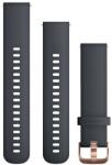 Garmin Quick Release (20 mm) gránitkék szilikon óraszíj, Rose Gold csattal (010-12561-11) (010-12561-11) (010-12561-11)