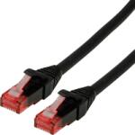 Roline 21.15. 2554 RJ45 Hálózati kábel, patchkábel CAT 6 U/UTP 1.50 m Fekete Árnyékolatlan, Halogénmentes, Lángálló 1 db ( )