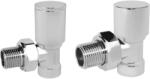 Ferro Kit robinet calorifer tur + robinet calorifer retur Ferro ZGB31CR, al (ZGB31CR)