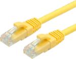 Valueline 21.99. 1439 RJ45 Hálózati kábel, patchkábel CAT 6A U/UTP 20.00 m Sárga Árnyékolatlan 1 db (21.99. 1439) (21.99.1439)
