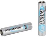 ANSMANN Mikroceruza akku AAA NiMH, 1, 2V 800 mAh, 2 db, Ansmann Dect maxE HR3, HR03, UO100557, DC2400, DC2400B4N, LR03 (5035332) (5035332)