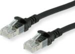 Roline 21.15. 2552 RJ45 Hálózati kábel, patchkábel CAT 6 U/UTP 2.00 m Fekete Árnyékolatlan, Halogénmentes, Lángálló 1 db (JAB-3433298) (JAB-3433298)
