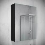 Bath Deluxe Tükrös fürdőszobai szekrény HENRY 65x50 cm fekete BT0092 (BT0092)