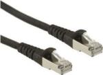 Roline 21.15. 2855 RJ45 Hálózati kábel, patchkábel CAT 6A S/FTP 5.00 m Fekete Kettős árnyékolás, Halogénmentes, Lángálló 1 db (JAB-3372818) (JAB-3372818)