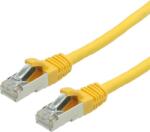 Valueline 21.99. 1282 RJ45 Hálózati kábel, patchkábel CAT 6 S/FTP 10.00 m Sárga Kettős árnyékolás, Halogénmentes, Lángálló 1 db (21.99. 1282) (21.99.1282)