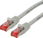 Roline 21.15. 2607 RJ45 Hálózati kábel, patchkábel CAT 6 S/FTP 10.00 m Szürke Kettős árnyékolás, Halogénmentes, Lángálló 1 db (21.15. 2607) (21.15.2607)