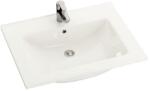 Bath Deluxe BATH DELUXE 06-060-60-11-01 - Beépíthető mosdó CHICAGO 61x46, 5 cm fényes fehér BT0104 (BT0104)