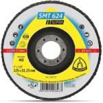 Klingspor 322775 SMT 624 Supra Felületcsiszoló korong Ø 125 mm Furat átmérő 22.23 mm INOX, Acél 10 db (PA9 80 125) (PA9 80 125)