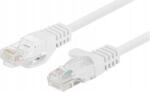 Lanberg UTP Cat6 RJ45 Patch kábel 2m - Fehér (10db / csomag) (PCU6-20CC-0200-W) (PCU6-20CC-0200-W)