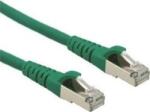 Roline 21.15. 2837 RJ45 Hálózati kábel, patchkábel CAT 6A S/FTP 10.00 m Zöld Kettős árnyékolás, Halogénmentes, Lángálló 1 db (JAB-3372839) (JAB-3372839)