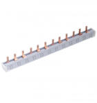 OMU System BB063-3P-I-021 Fázissín 63A tüskés 3 pólusú 10mm2 4x3 modul 210mm gyűjtősín szigetelt (BB063-3P-I-021)