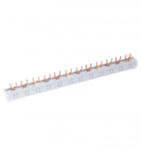 OMU System BB063-3P-U-021 Fázissín 63A villás 3 pólusú 10mm2 12 modul 210mm gyűjtősín szigetelt (BB063-3P-U-021)