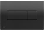 Alcadrain Clapeta de actionare, Alcadrain, Basic, M378, cu doua volume, negru lucios (M378) - magazinuldeinstalatii