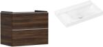 Hansgrohe Készlet szekrény Hansgrohe Xelu Q 54030700, mosdótál Hansgrohe Xelu Q 61032450