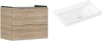 Hansgrohe Készlet szekrény Hansgrohe Xelu Q 54029700, mosdótál Hansgrohe Xelu Q 61026450