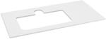 Sapho BRAHEA Rockstone pult, balos, 101x51, 5cm (80+20cm), matt fehér (BL101-0101-L-80) (BL101-0101-L-80)
