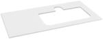 Sapho BRAHEA Rockstone pult, jobbos, 101x51, 5cm (30+70cm), matt fehér (BL101-0101-R-70) (BL101-0101-R-70)