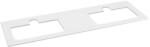 Sapho BRAHEA Rockstone pult, 161x51, 5cm (70+20+70cm), matt fehér (BL161-0101-70) (BL161-0101-70)